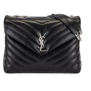 New Saint Laurent Black Medium Loulou Bag